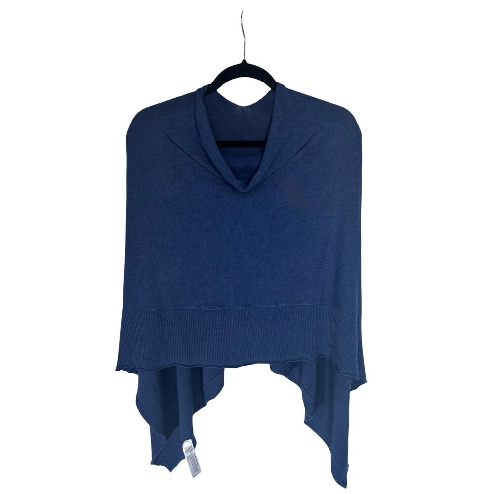 Eileen Fisher Poncho Sweater OSFM Viscose Blend Pullover